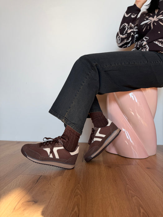 Sneakers marrone ABBY