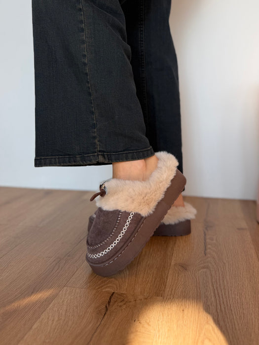 Pantofola/Slipper con pelo