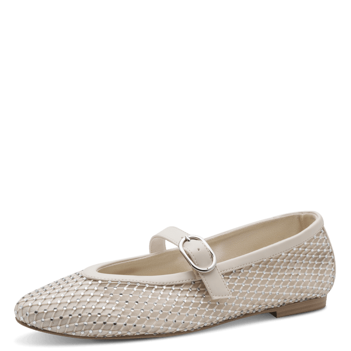 Ballerina strass crema