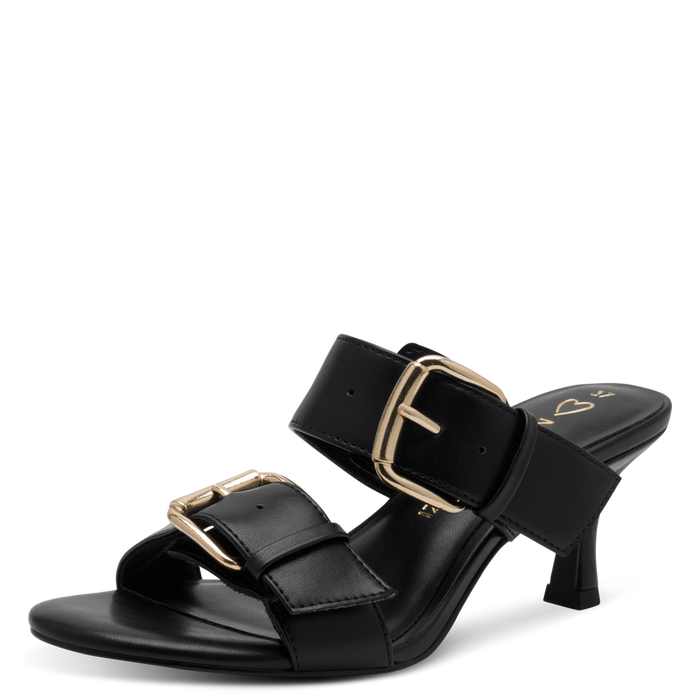 Mules tacco nero CINDY