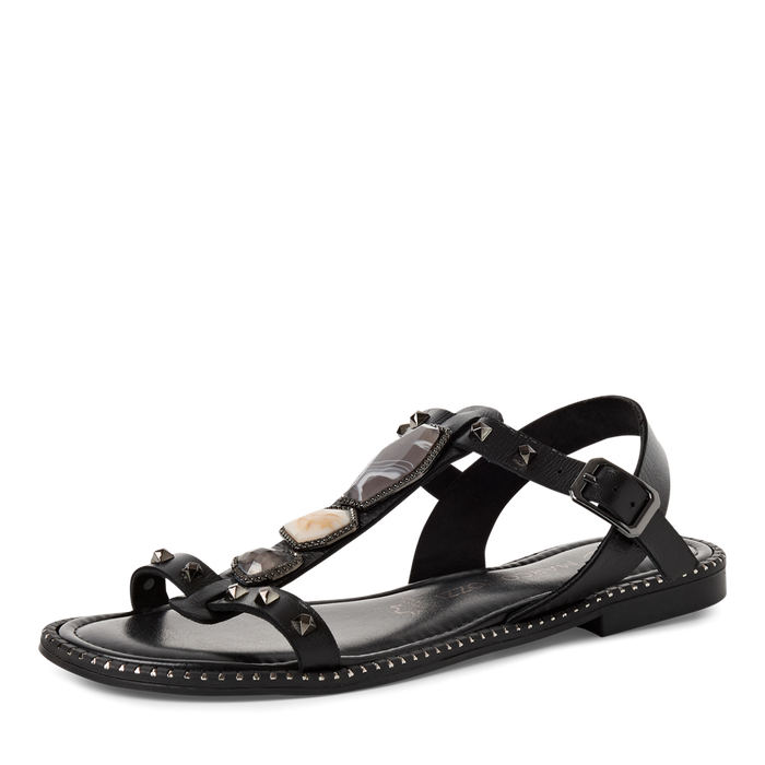 Sandaletto pietre NERO
