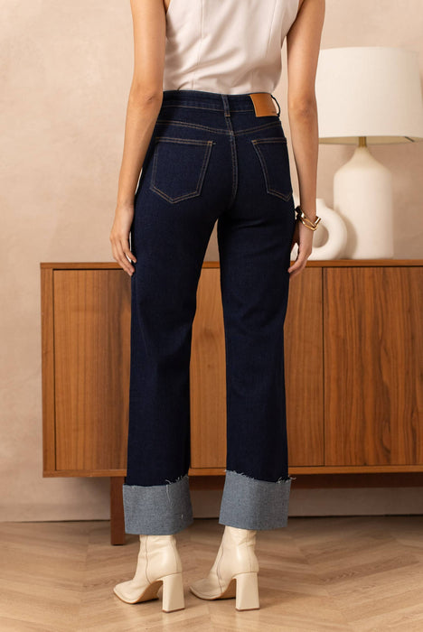 Jeans con risvolto VIVID